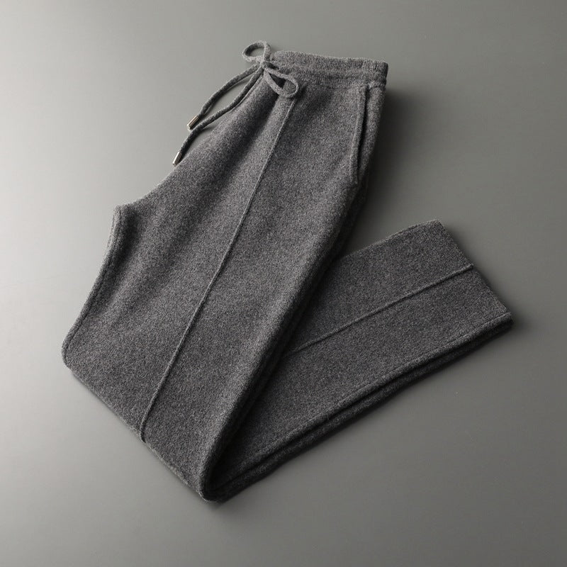 Urban Gents | Men's Wool Straight-Leg Pants