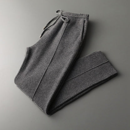 Urban Gents | Men's Wool Straight-Leg Pants
