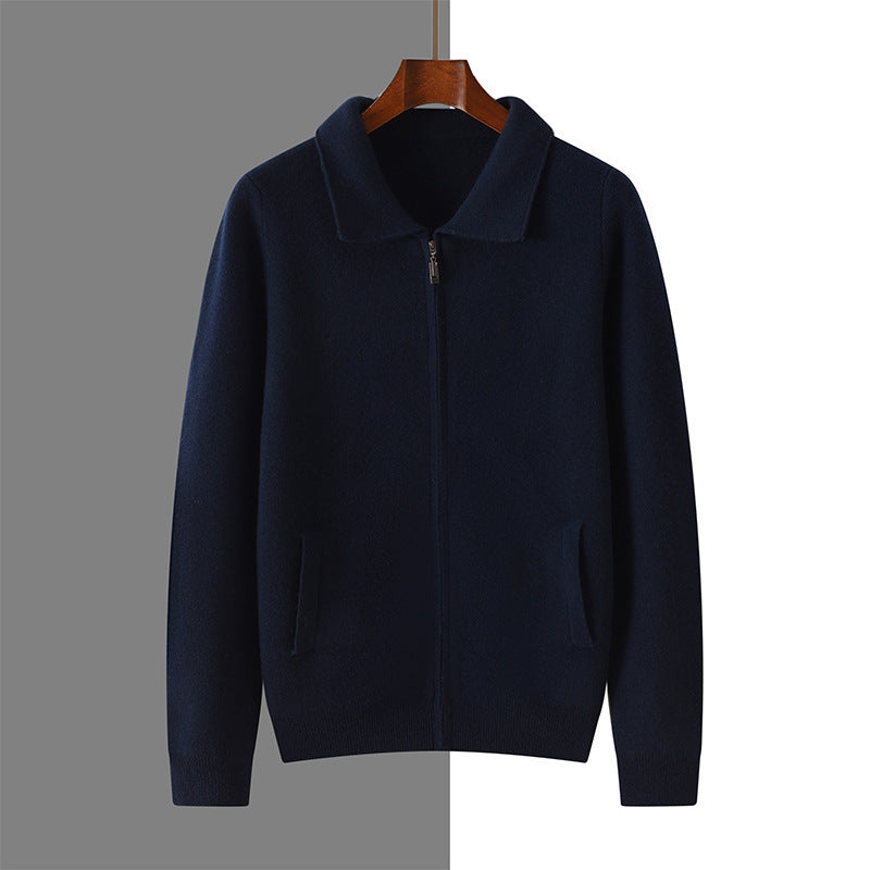 Urban Gents | Cashmere Zipper Sweater Coat