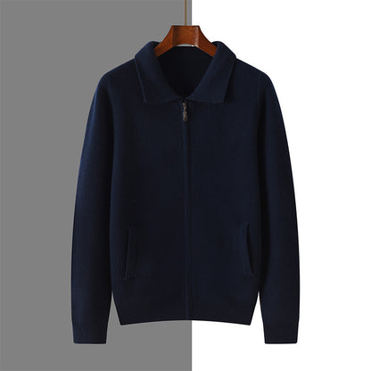 Urban Gents | Cashmere Zipper Sweater Coat