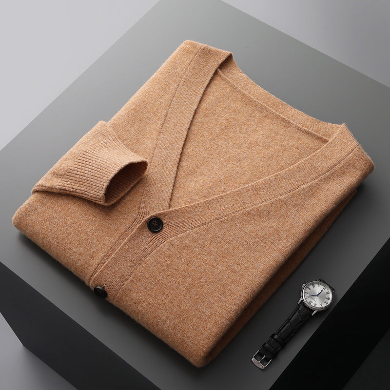Urban Gents | V-Neck Wool Cardigan