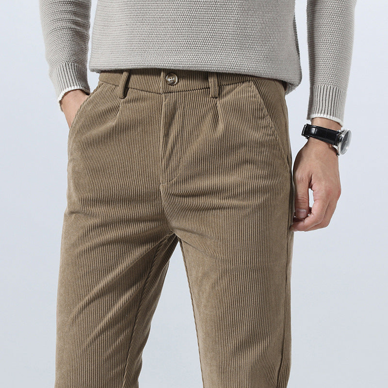 Urban Gents | Corduroy Business Casual Pants