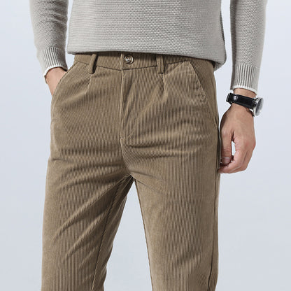 Urban Gents | Corduroy Business Casual Pants