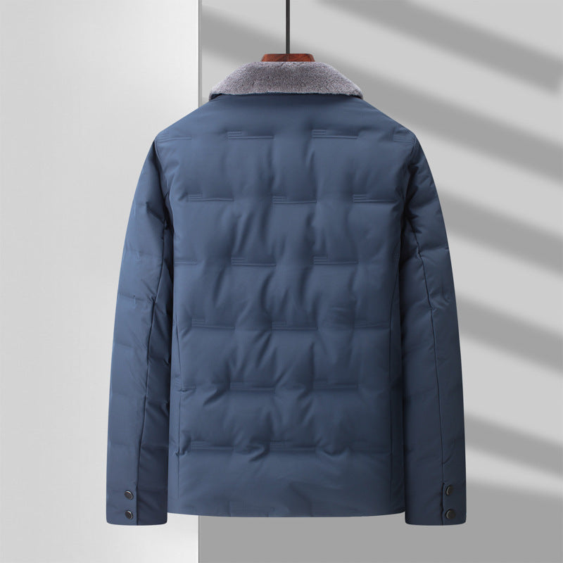 Detachable Wool Lapel Business Jacket