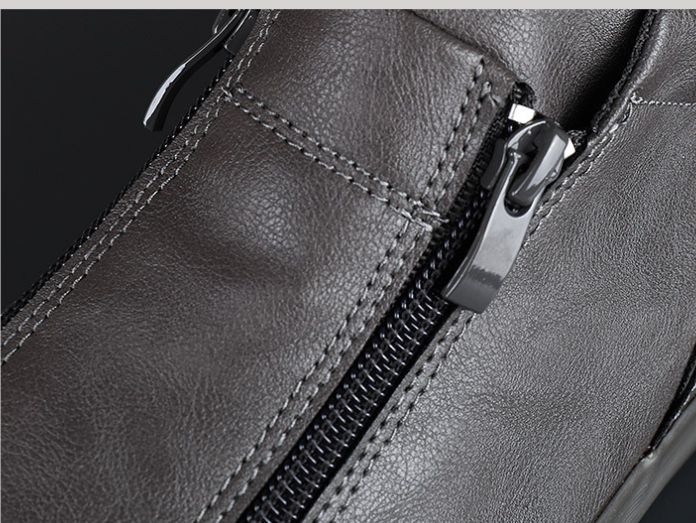 Men's Casual Zip-up Sneakers