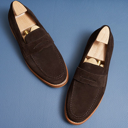 Business Casual Suede Loafers