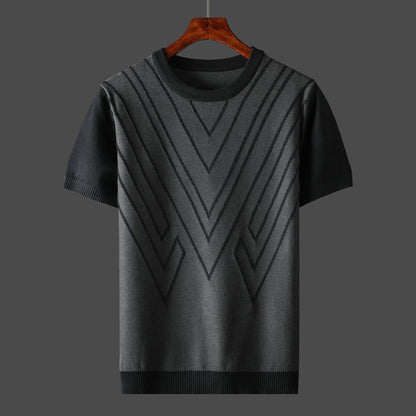 Slim Fit Round Neck Shirt