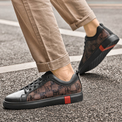 Premium Leather Casual Sneakers