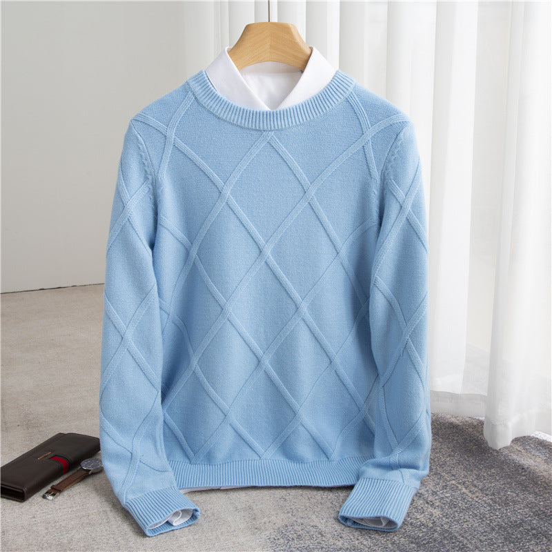 Classic Wool-Blend Crewneck Sweater