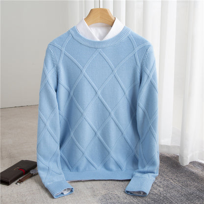 Classic Wool-Blend Crewneck Sweater