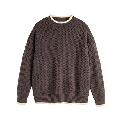 Men's Knitted Round Neck Sweater