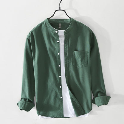 Urban Gents | Stand Collar Casual Shirt