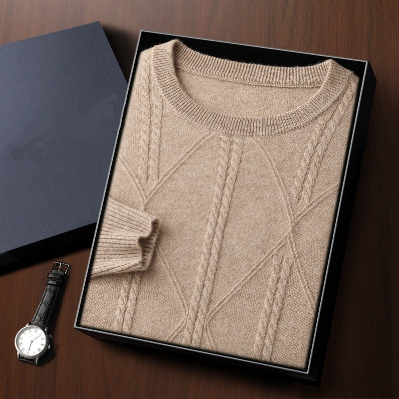 Urban Gents | Diamond Lattice Cashmere Sweater