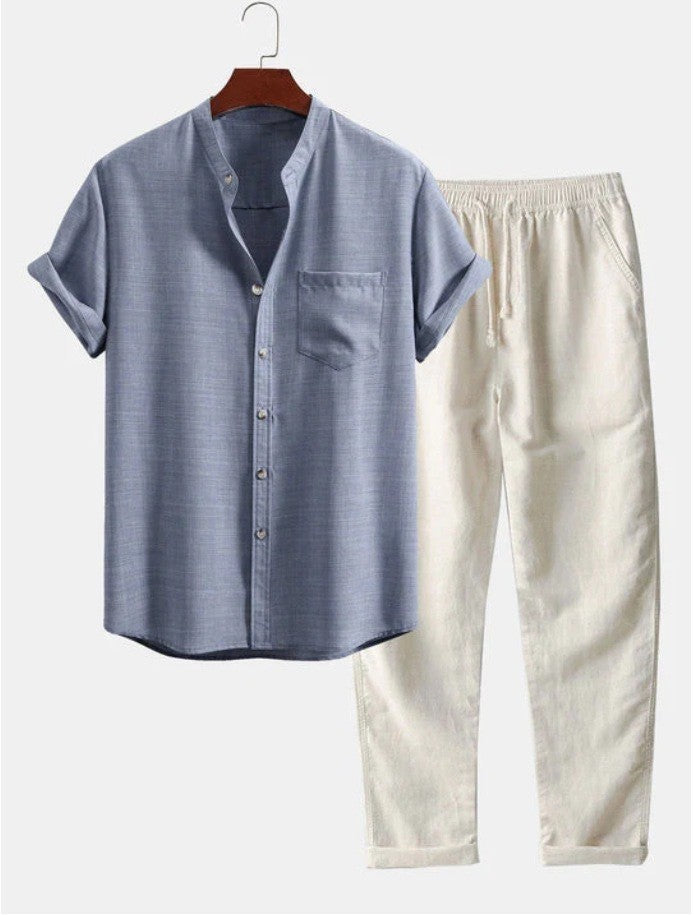 Urban Gents | Short Sleeved Shirt & Pant set