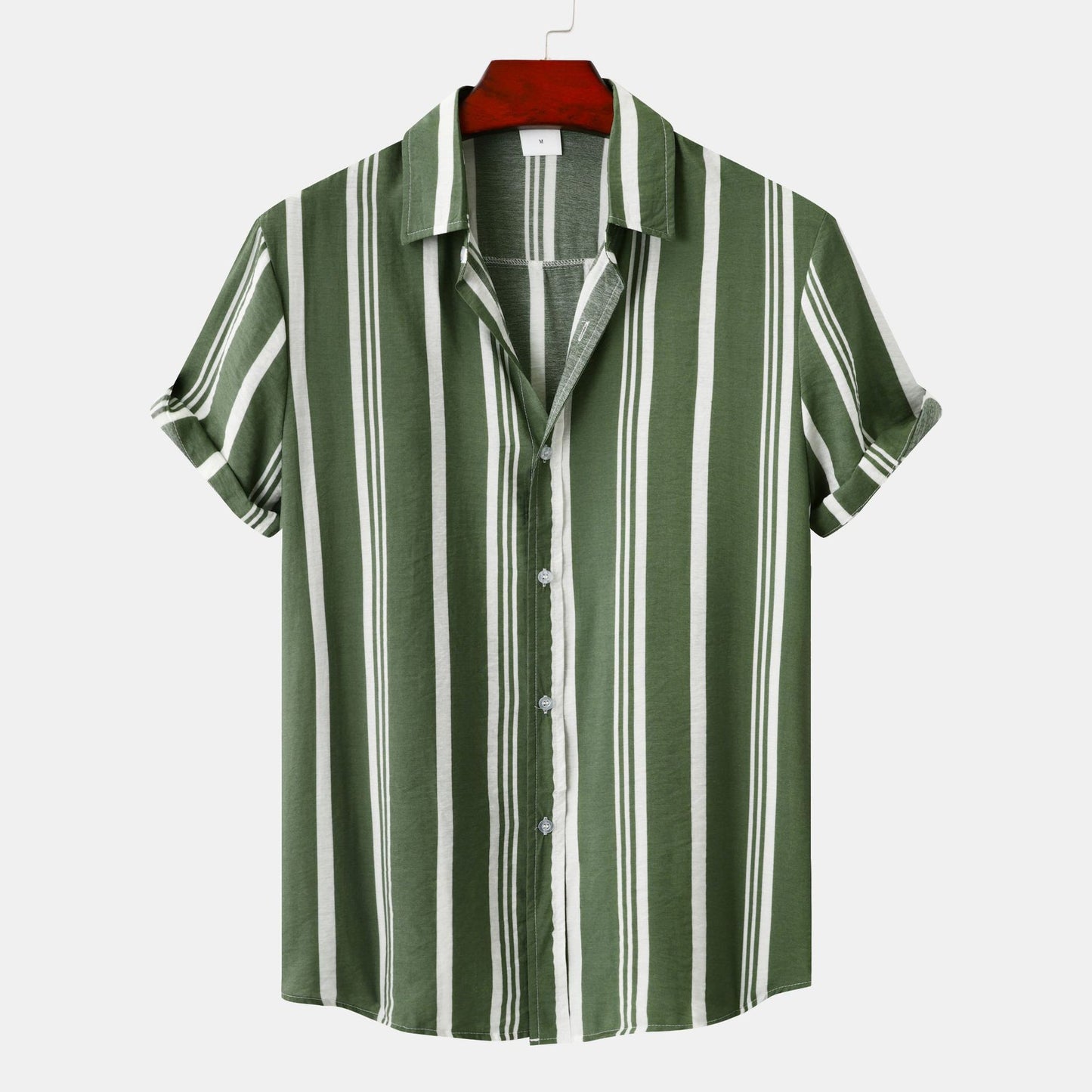Urban Gents | Men's Casual Striped Short Sleeve Shirt