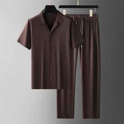 Urban Gents | Ice Silk Casual Set
