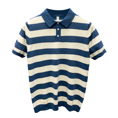 Urban Gents | Striped Ice Silk Polo