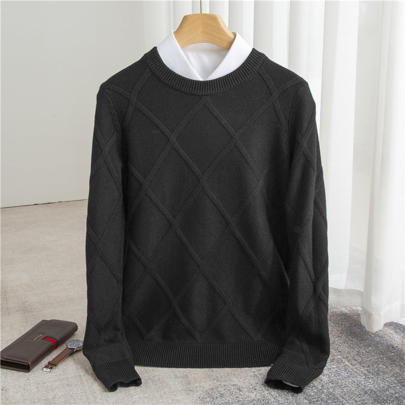Classic Wool-Blend Crewneck Sweater