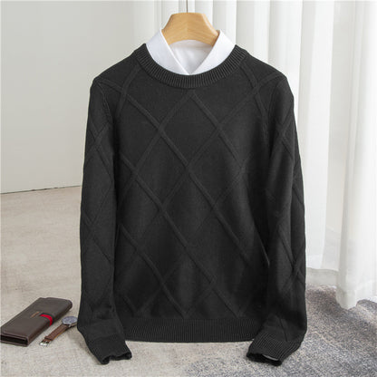 Classic Wool-Blend Crewneck Sweater