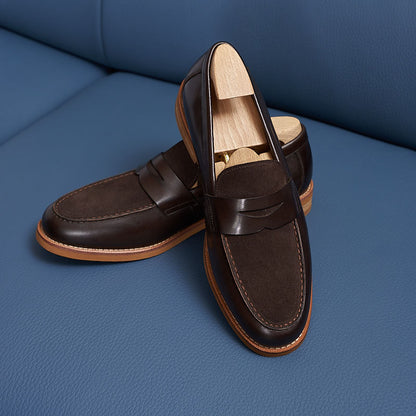 Business Casual Suede Loafers