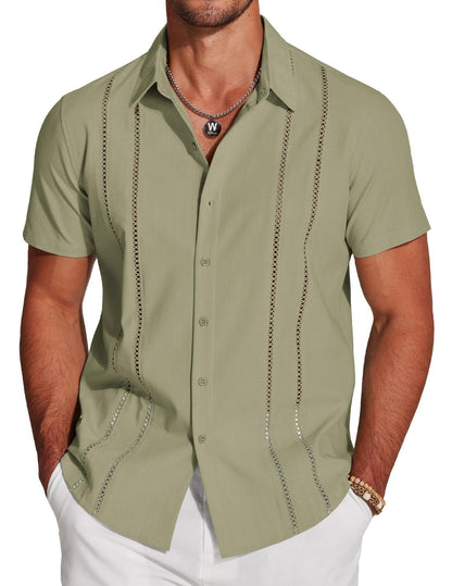 Urban Gents Short-Sleeve Hawaiian Shirt