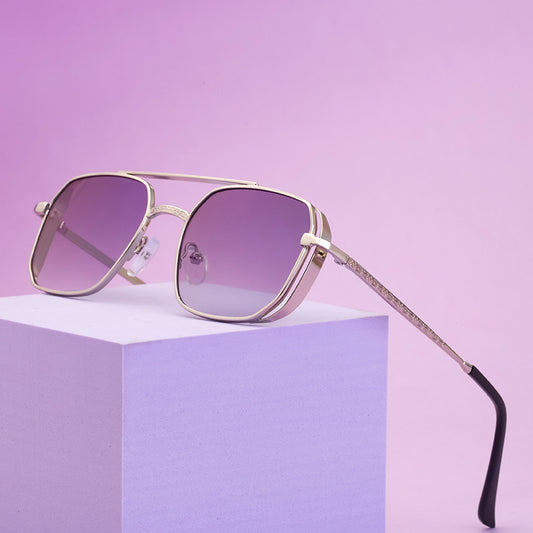 Square steampunk sunglasses