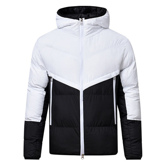 Urban Gents | Hooded Thickened Down Cotton Jacket