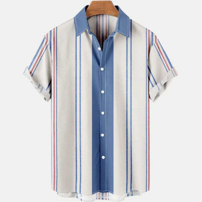 Men's Casual Striped Shirt