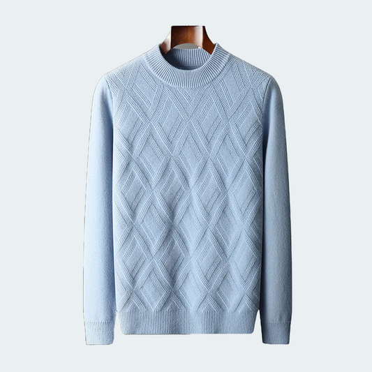 Half Turtleneck Wool Sweater