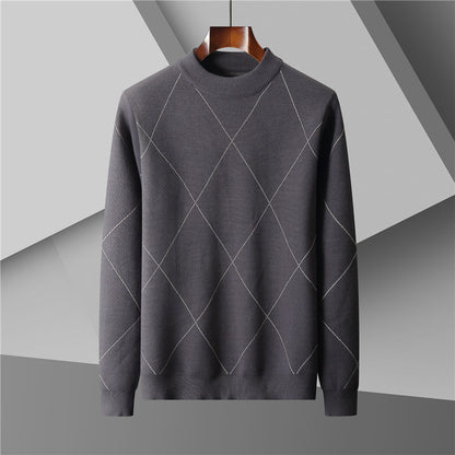 Men's Round Neck Warm Sweater