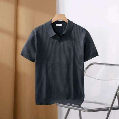 Premium Ribbed Polo Shirt