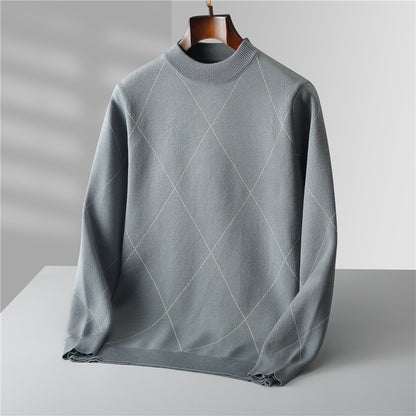 Men's Round Neck Warm Sweater