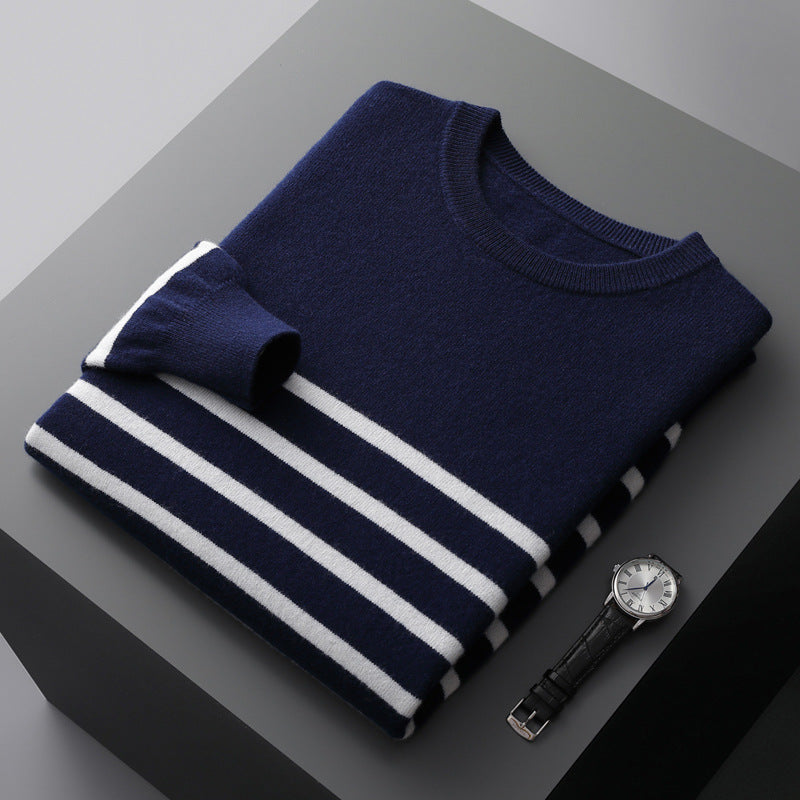 Urban Gents | Striped Round Neck Sweater