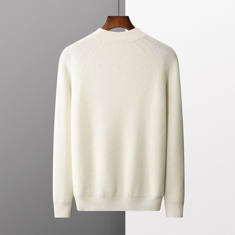Button Collar Knit Sweater