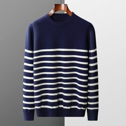 Urban Gents | Striped Round Neck Sweater