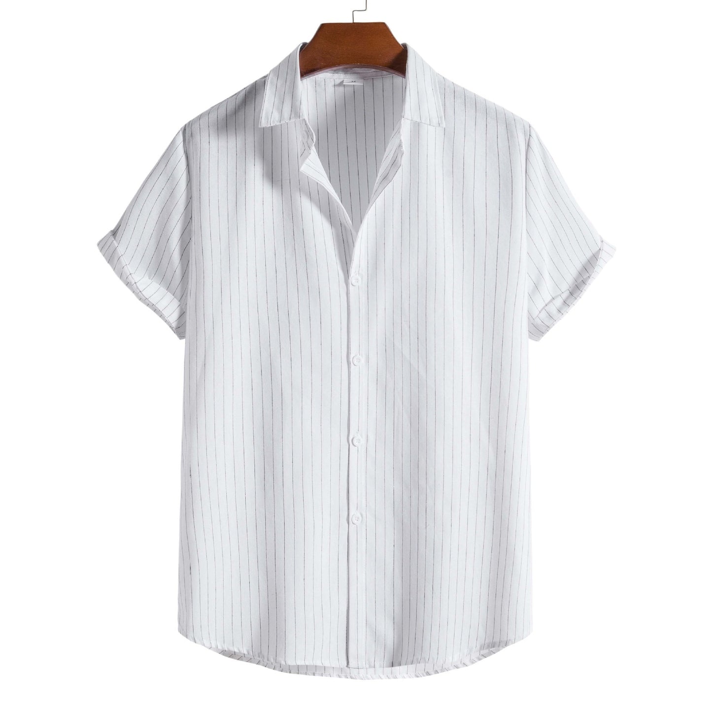 Men's Striped Short Sleeve Shirt