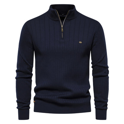 Slim Fit Half Zip Sweater