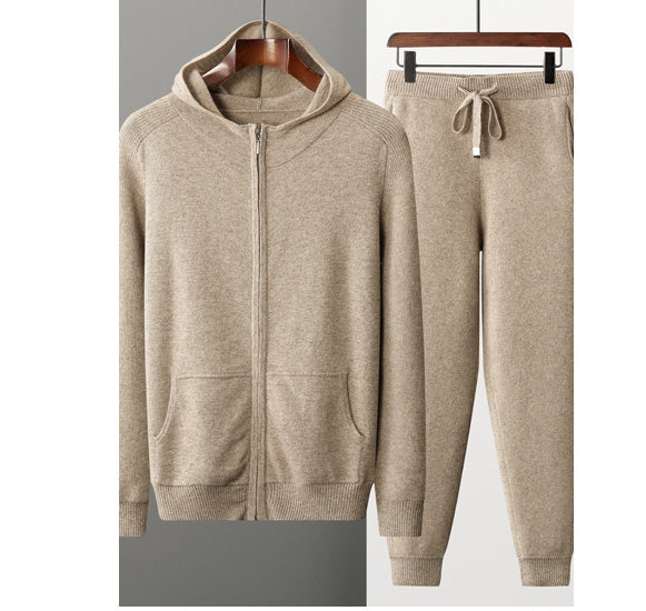 Urban Gents | Men's Thickened Cashmere Tracksuit – Casual Sportswear
