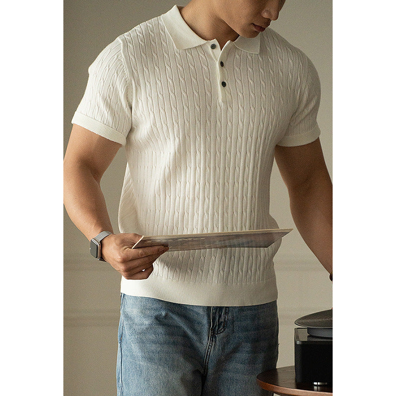 Urban Gents | Textured knit polo