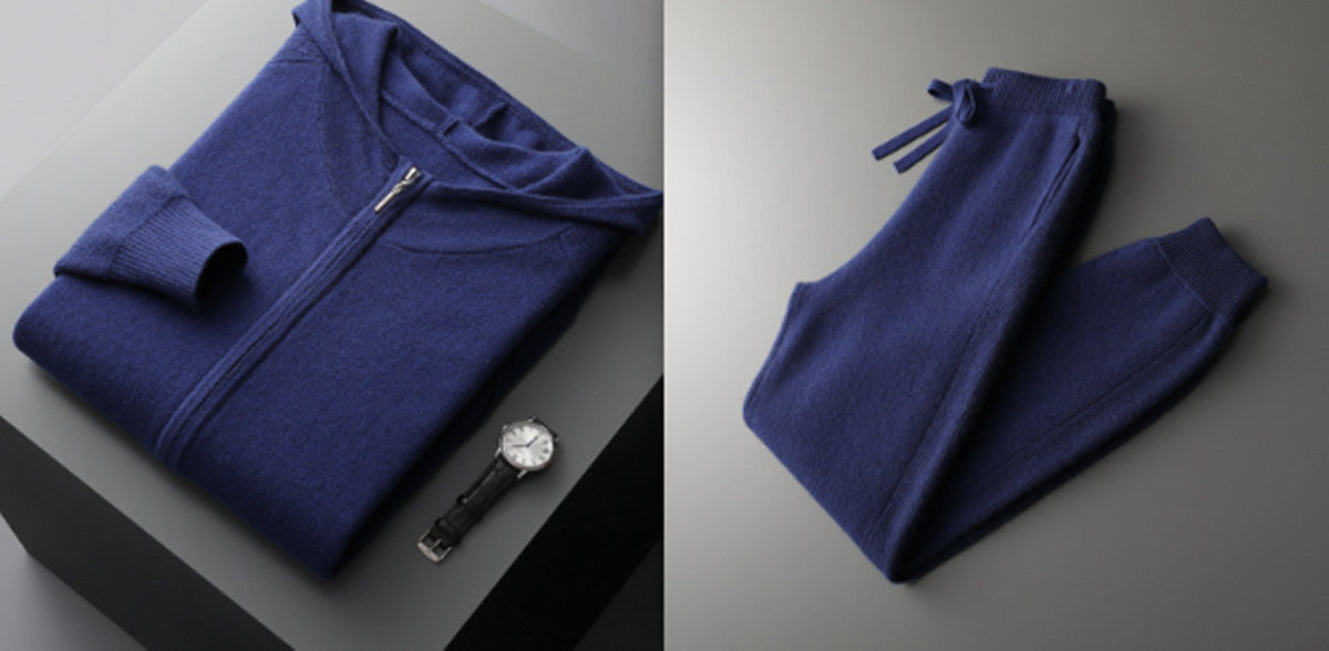 Urban Gents | Men's Thickened Cashmere Tracksuit – Casual Sportswear