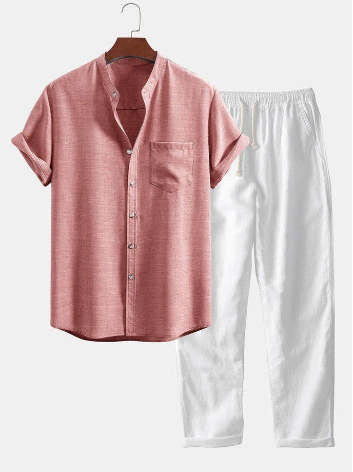 Urban Gents | Short Sleeved Shirt & Pant set