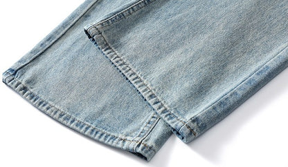 Loose Wide-Leg Denim Jeans