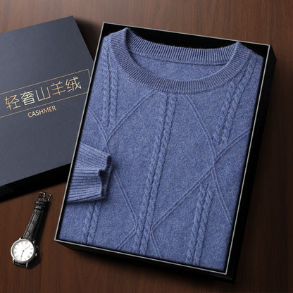 Urban Gents | Diamond Lattice Cashmere Sweater