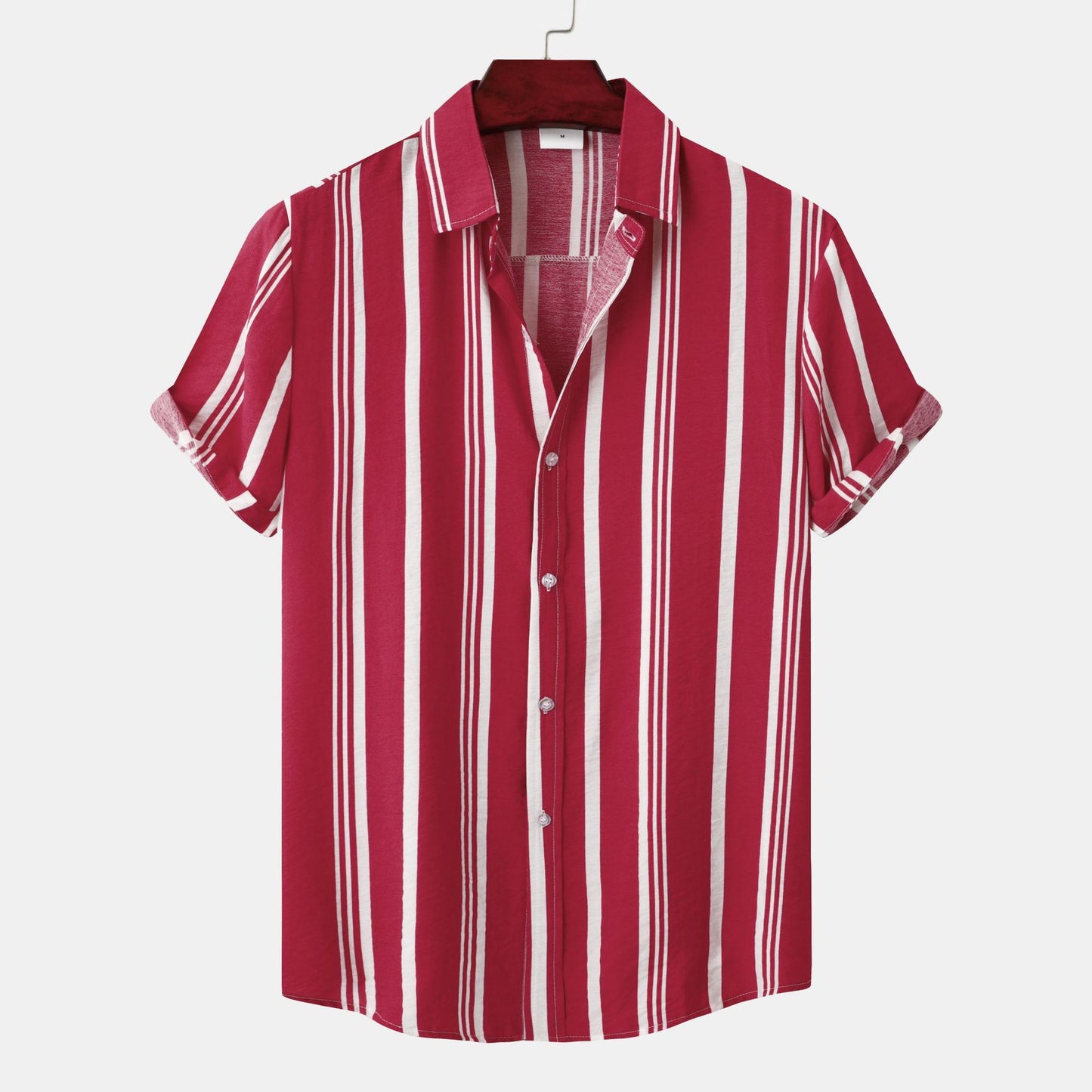Urban Gents | Men's Casual Striped Short Sleeve Shirt