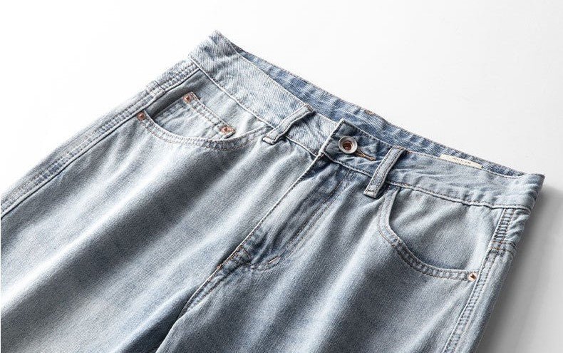 Urban Gents | Washed Vintage Wide-Leg Trousers