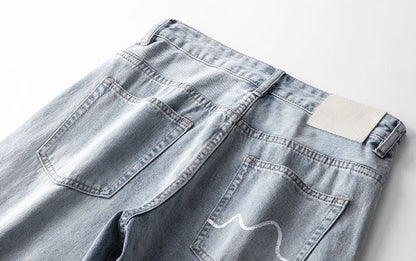 Urban Gents | Washed Vintage Wide-Leg Trousers