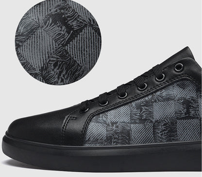 Premium Leather Casual Sneakers