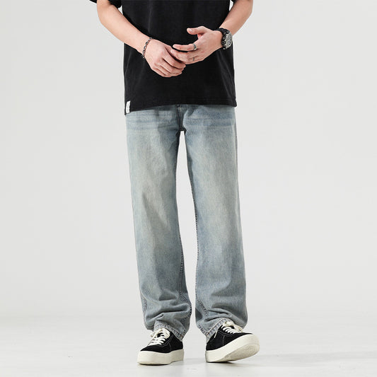 Urban Gents | Washed Vintage Wide-Leg Trousers