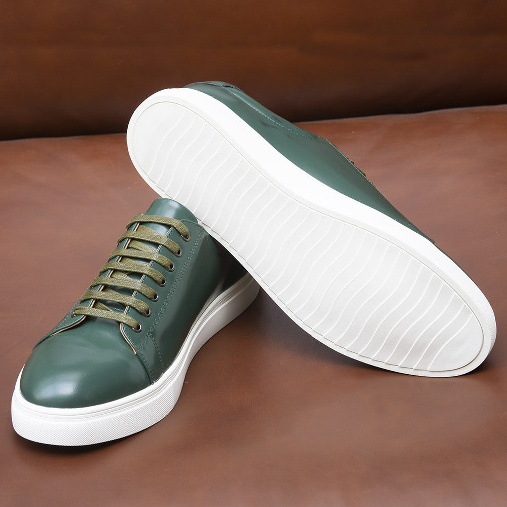 Luxury Patent Leather Sneakers