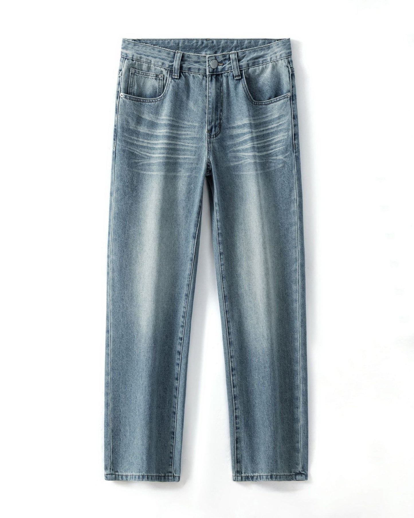 Urban Gents | Whiskered Straight-Leg Jeans